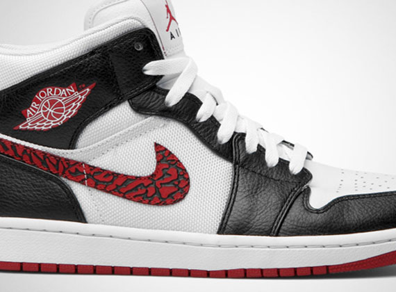 Air Jordan 1 Phat - White - Varsity Red - Black