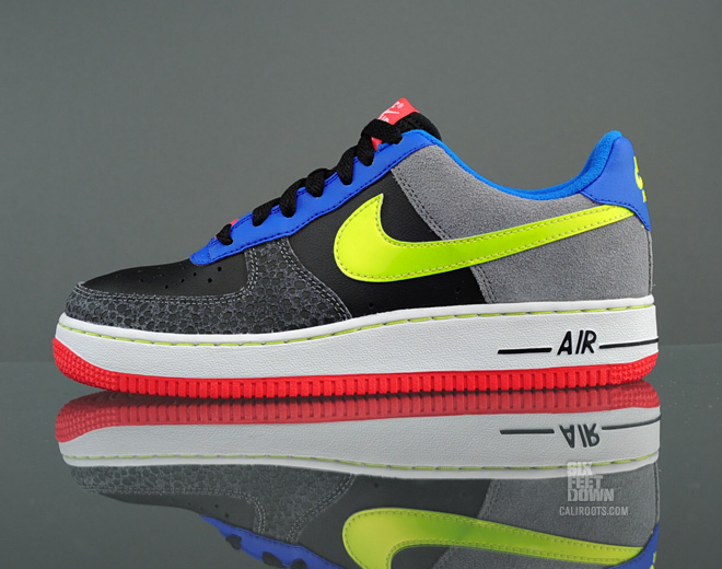Nike Air Force 1 Low Gs Black Cyber Cool Grey Soar 2