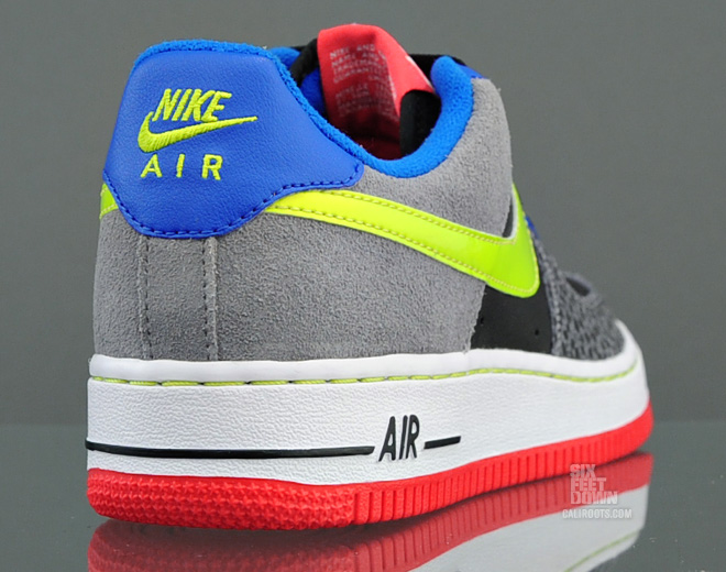 Nike Air Force 1 Low Gs Black Cyber Cool Grey Soar 3