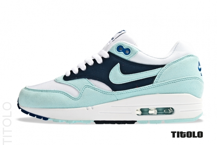 Nike Wmns Air Max 1 White Mint Candy Obsidian 2