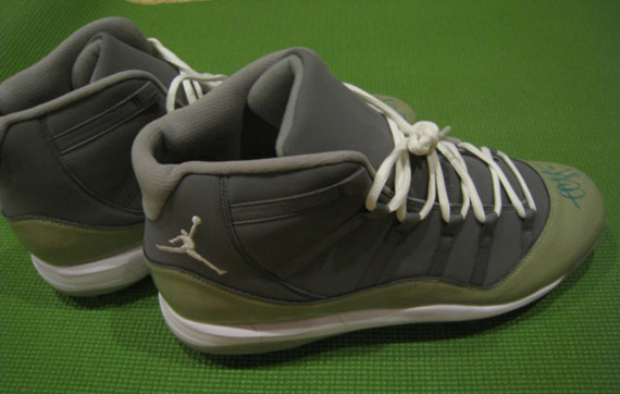 Air Jordan Xi Cool Grey Cc Sabathia Game Worn Pe 6