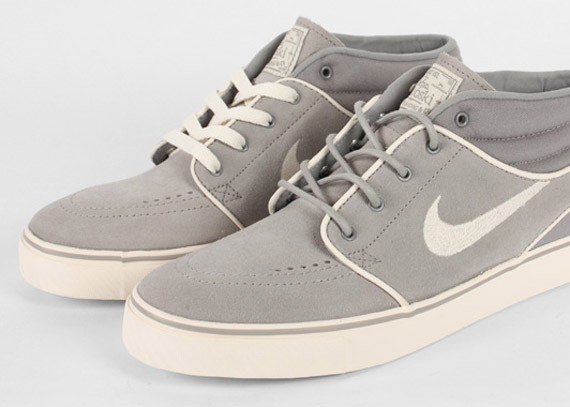 Nike SB Zoom Stefan Janoski Mid - Medium Grey - Chalk