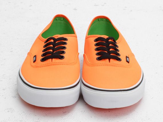 Vans Authentic Neon Orange 4