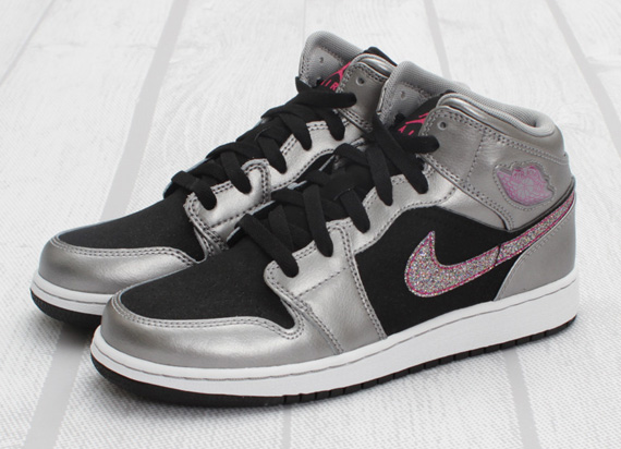 Air Jordan 1 Phat Gs Matte Silver Berry 3