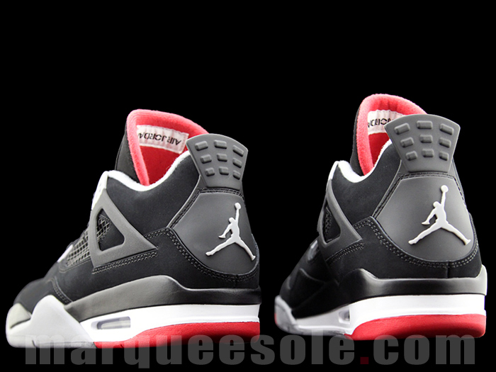 Air Jordan Iv Black Cement Grey Fire Red 031