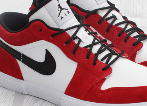 Air Jordan Retro V.1 - White - Black - Gym Red