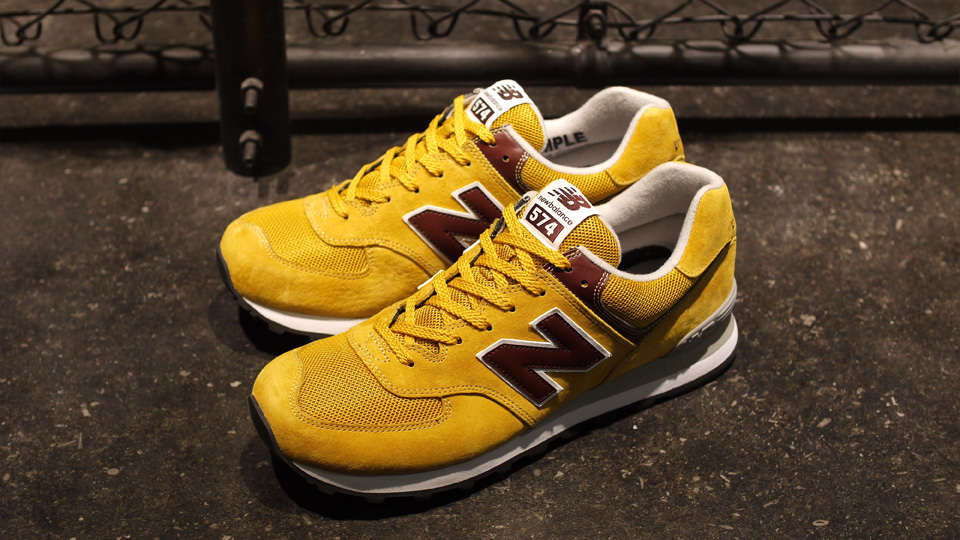 New Balance 574 Gold Brown White 3