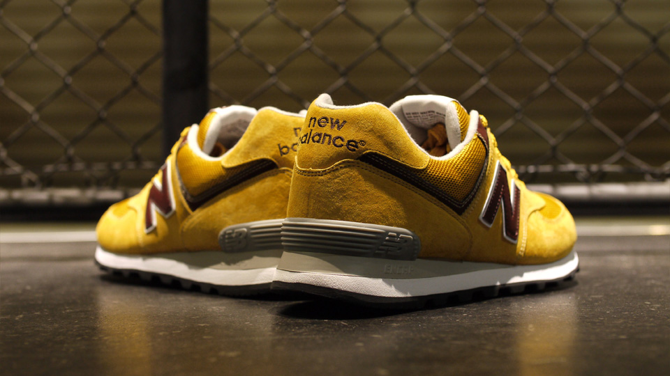 New Balance 574 Gold Brown White 4