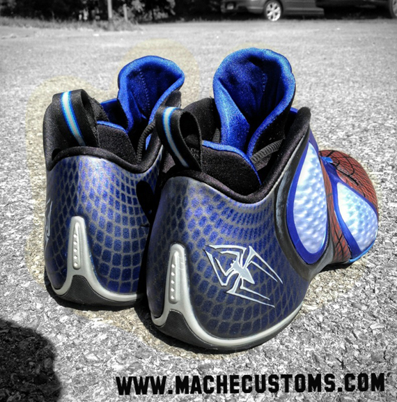 Nike Air Flightposite Iii Spiderman Customs 6