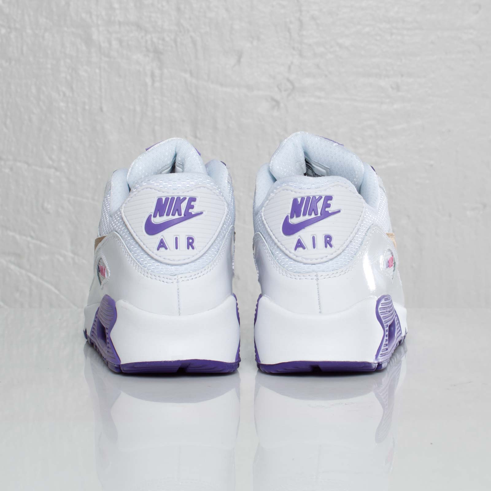 Nike Air Max 90 Gs White Metallic Gold Court Purple 4