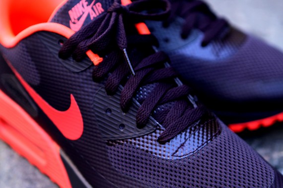 Nike Air Max 90 Hyperfuse - Port Wine - Bright Crimson