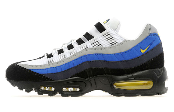 Nike Air Max 95 White Black Obsidian Yellow 6