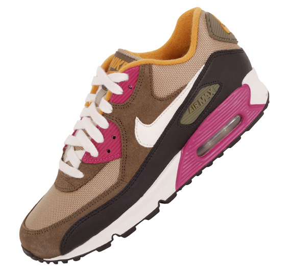 Nike Wmns Air Max 90 Bamboo Sail Medium Olive Black 5