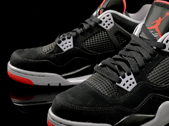Air Jordan IV - Black - Varsity Red - White