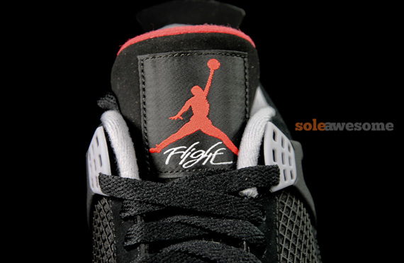 Air Jordan Iv Black Varsity Red White 3