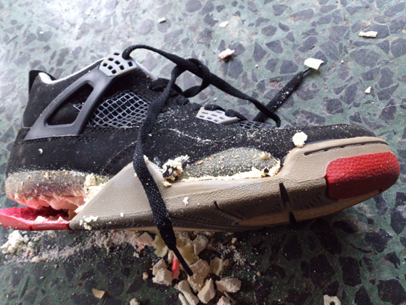 Air Jordan Iv Bred 1999 Dissolved 7