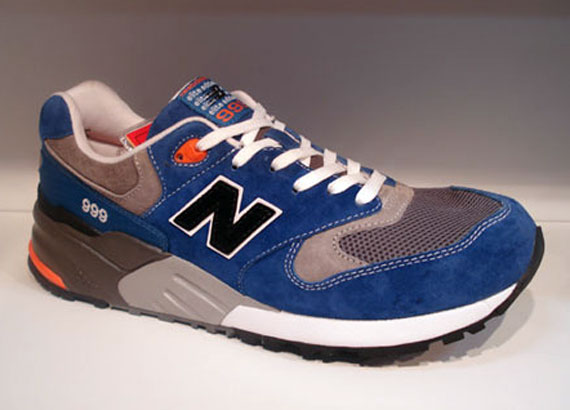 New Balance 999 Royal Grey Orange 2