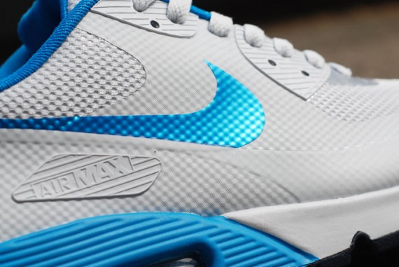 Nike Air Max 90 Hyperfuse Premium – Platinum – Dynamic Blue | Available