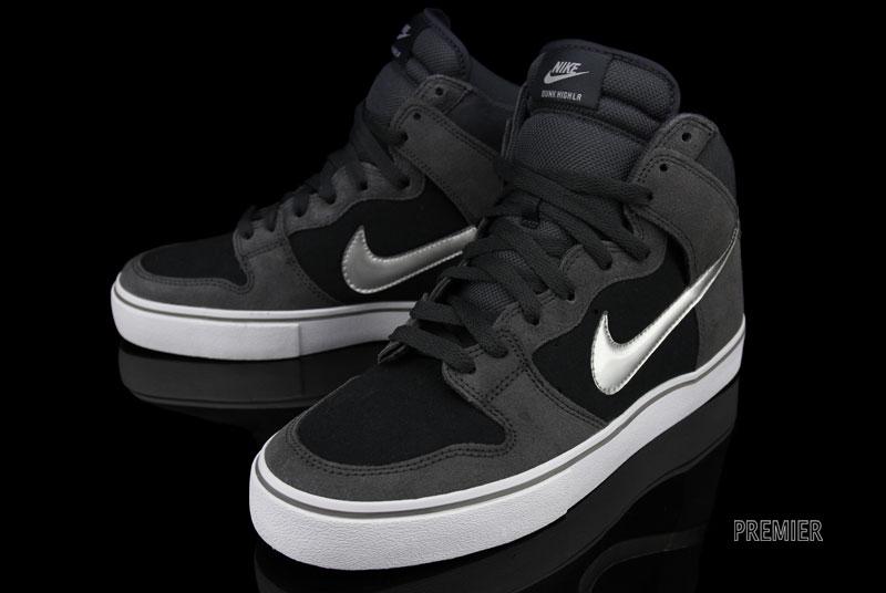 Nike Dunk High Lr Anthracite Black Metallic Silver 2