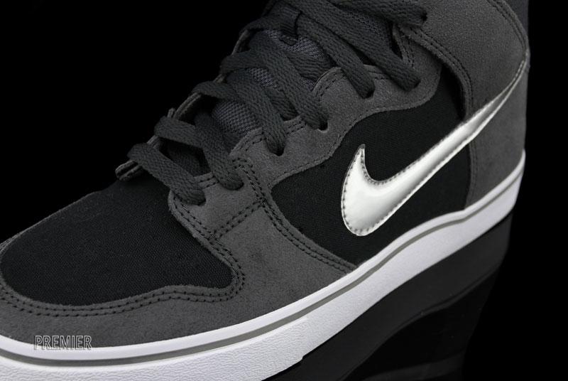 Nike Dunk High Lr Anthracite Black Metallic Silver 4