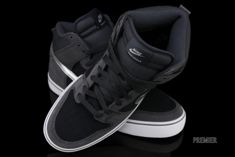 Nike Dunk High Lr Anthracite Black Metallic Silver 6