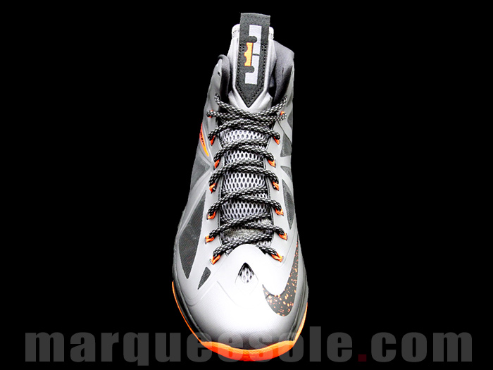 Nike Lebron X Silver Orange 05