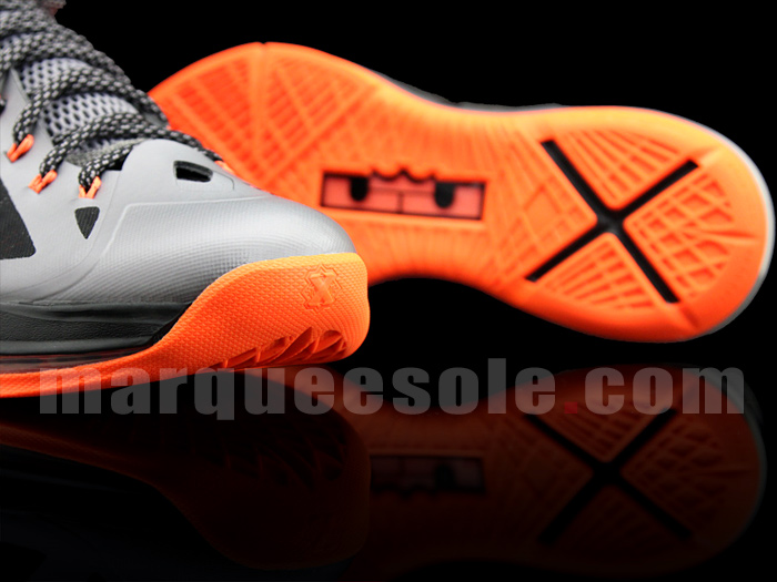Nike Lebron X Silver Orange 06