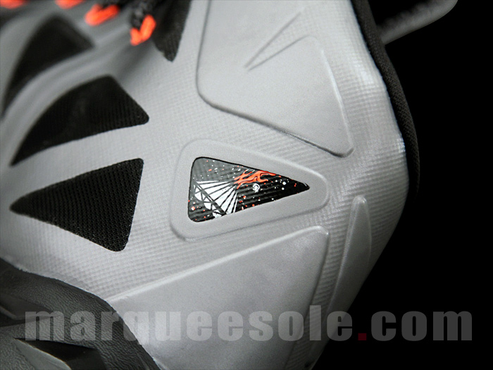 Nike Lebron X Silver Orange 08