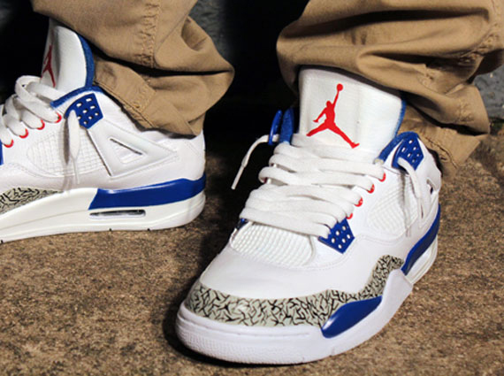 Air Jordan IV "Pure Blue" Customs By FRSH Footwear