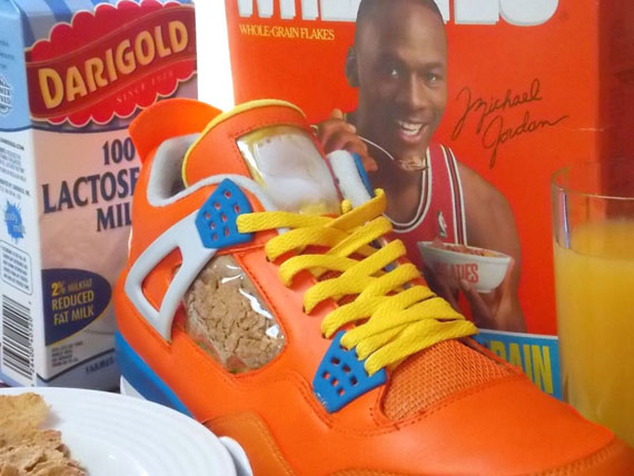 Air Jordan IV “Wheaties” Customs by Emmanuel Labor