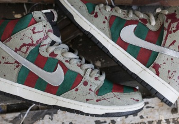 Nike Dunk High “Freddy Krueger” Customs By El Cappy