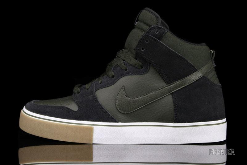 Nike Dunk High Lr Black Gum Medium Brown White Sequoia 1