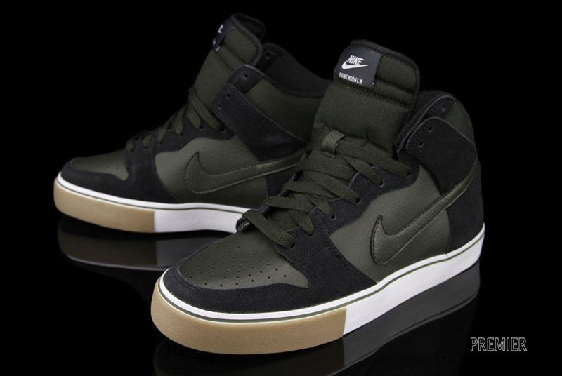 Nike Dunk High Lr Black Gum Medium Brown White Sequoia 2