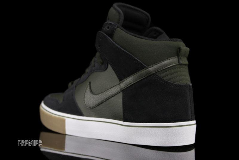 Nike Dunk High Lr Black Gum Medium Brown White Sequoia 5