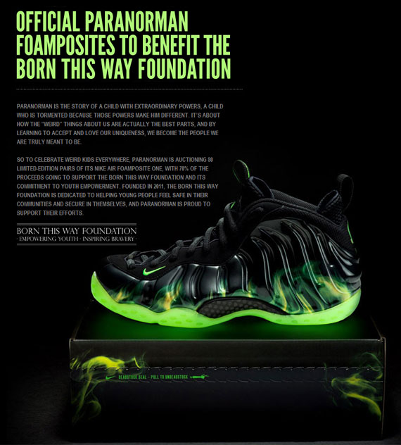 Nike Paranorman Foamposite Born This Way