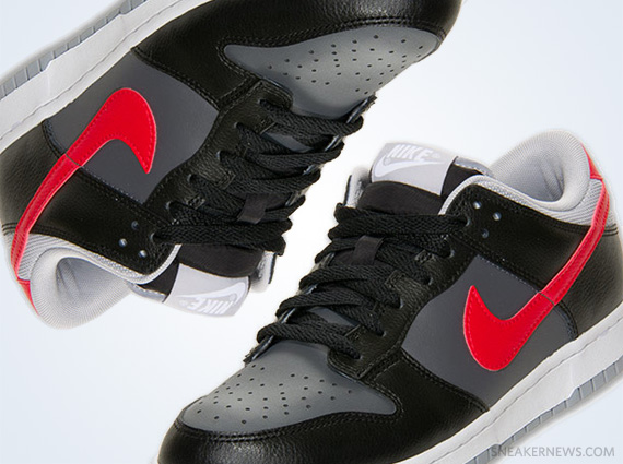 Nike Dunk Low - Black - Grey - Red