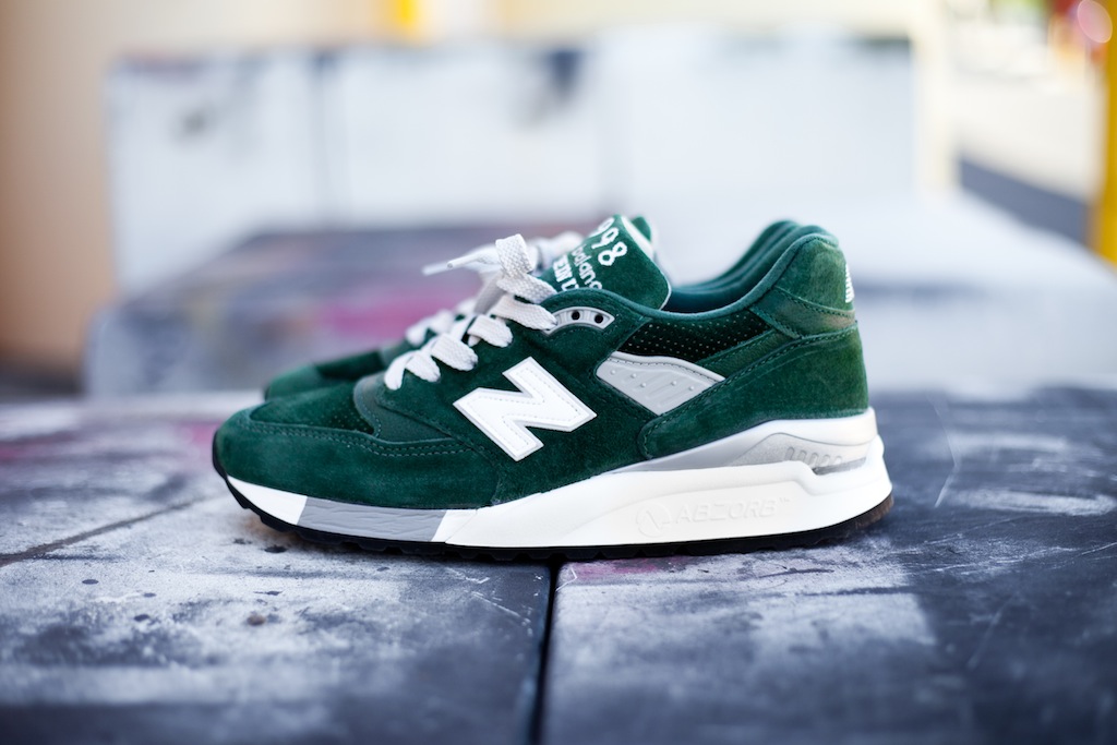 New Balance M998 Bb Hunter Green Feature Sneaker Boutique 8322