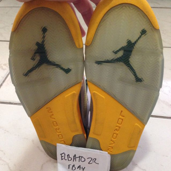 Air Jordan V Ray Allen Sonics Away Set Ebay 2