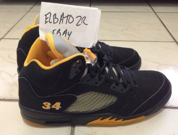 Air Jordan V Ray Allen Sonics Away Set Ebay 4