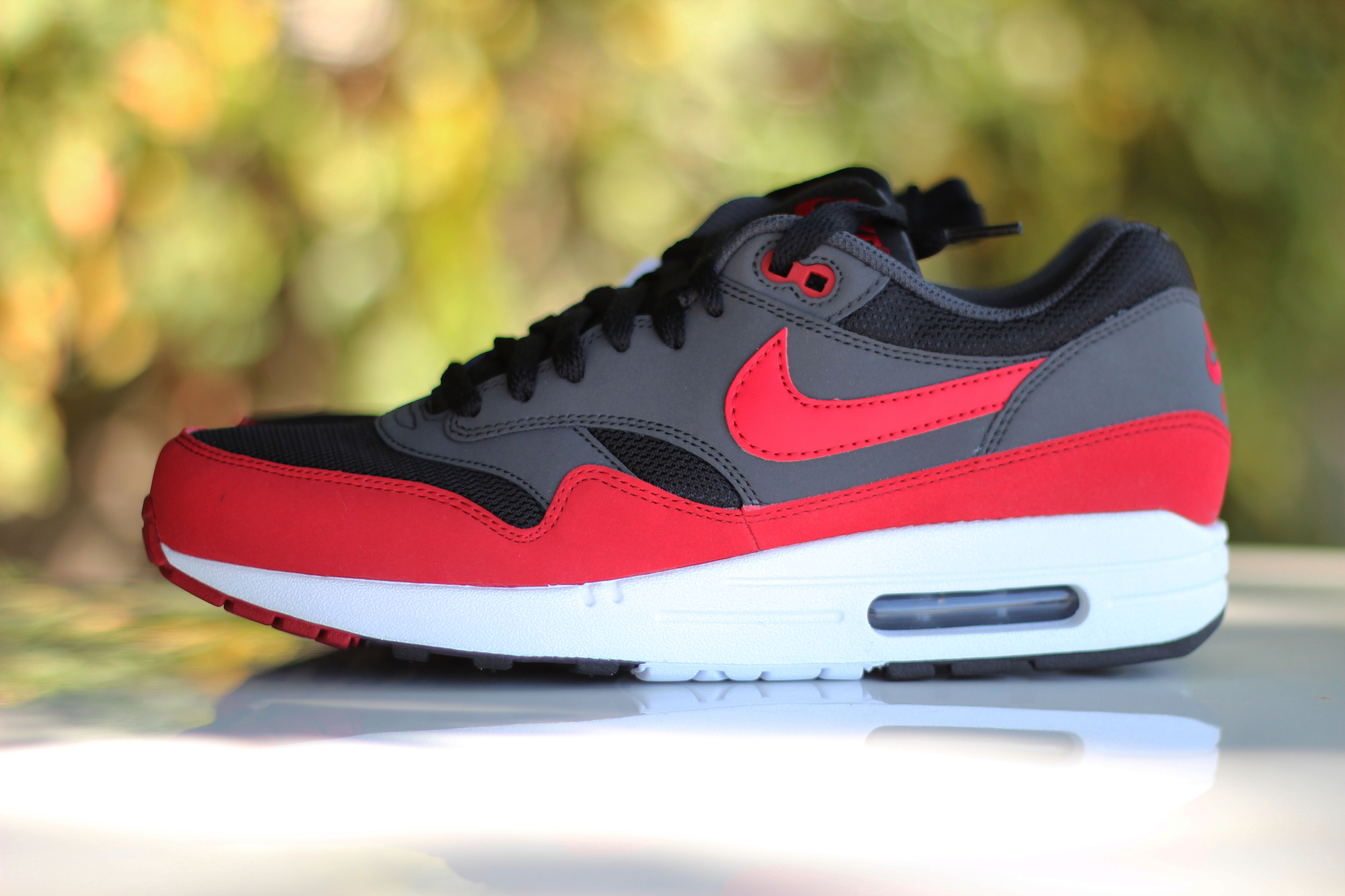 Nike Air Max 1 Red Grey Black 1
