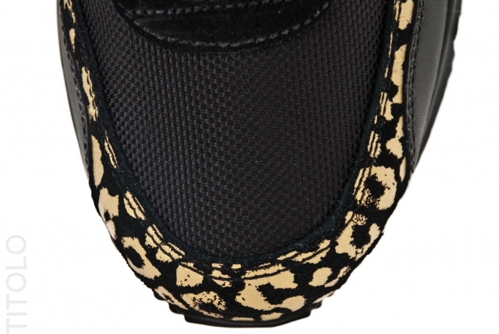 Nike Wmns Air Max 90 Black Gold Leopard 4