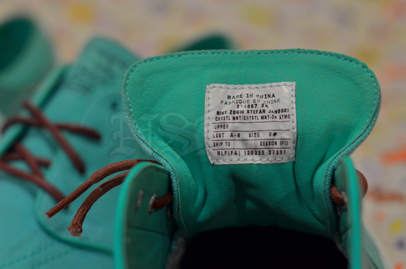Nike Zoom Stefan Janoski Crystal Mint 9