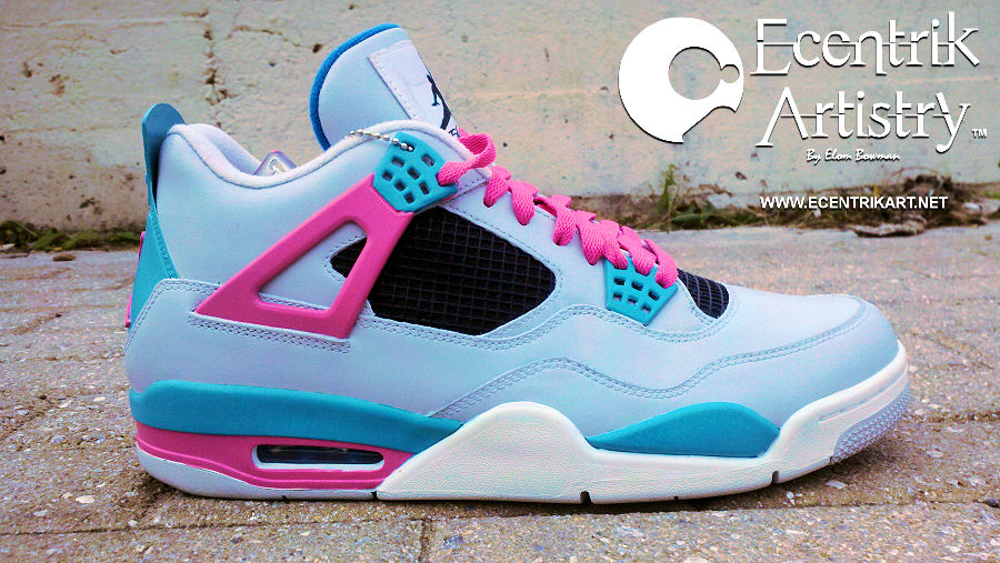 Air Jordan Iv South Beach Customs 2
