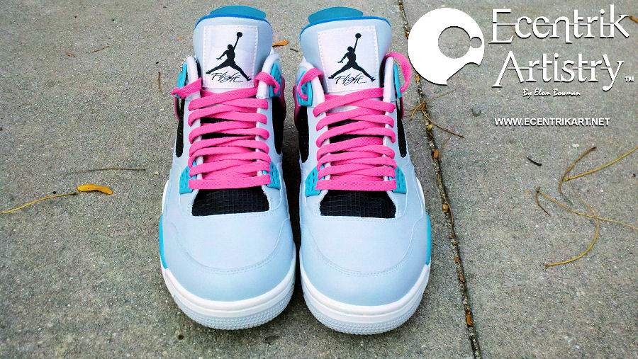 Air Jordan Iv South Beach Customs 3