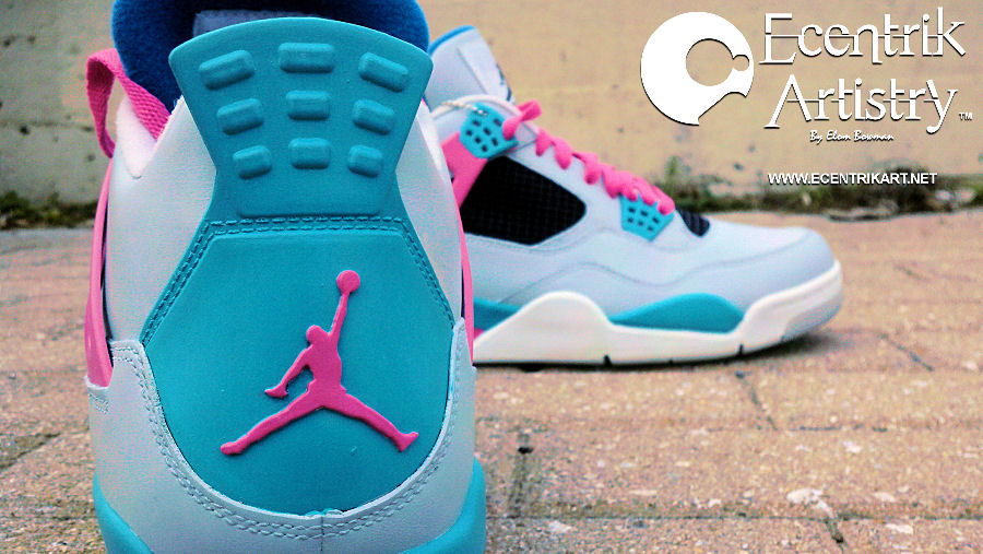 Air Jordan Iv South Beach Customs 7