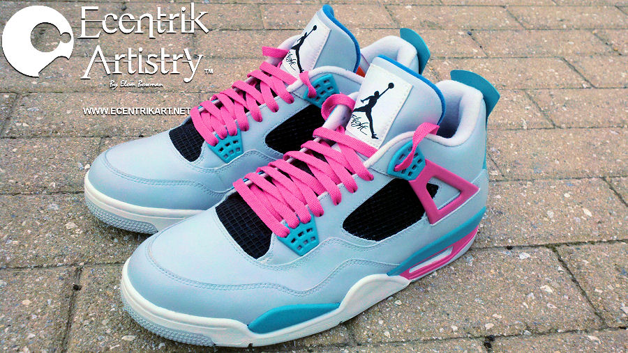 Air Jordan Iv South Beach Customs 8