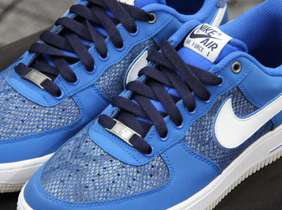 Nike Air Force 1 Low - Blue Snakeskin Sample