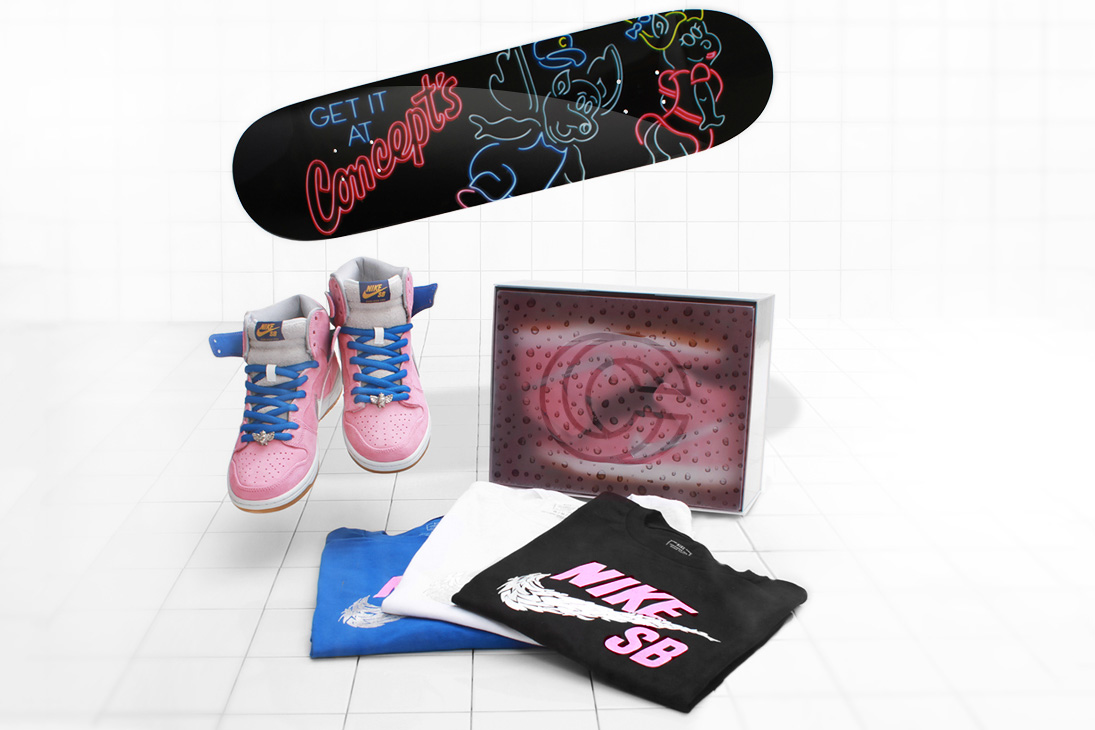 Cncpts Nike Sb Dunk High When Pigs Fly 06