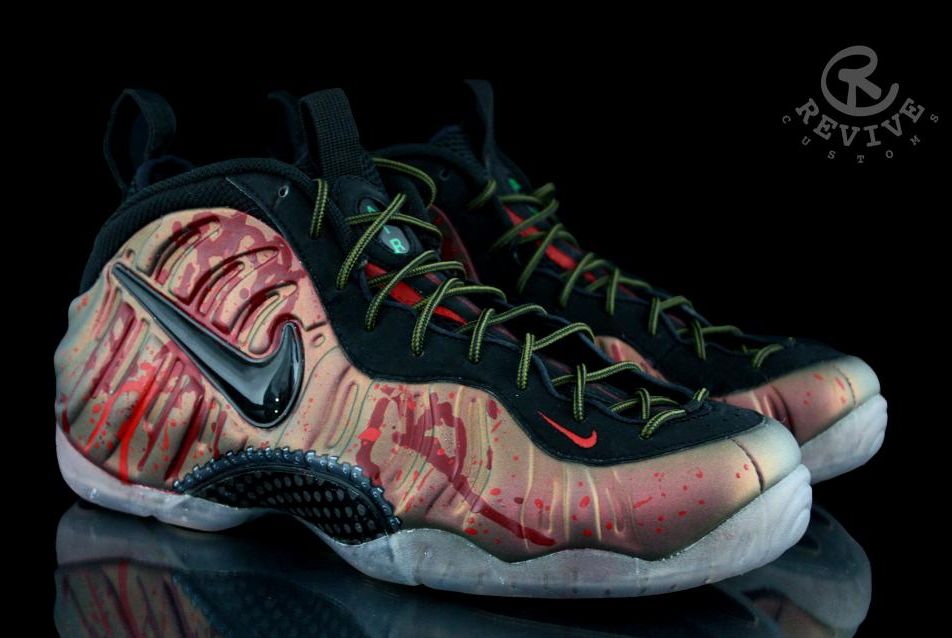 Nike Air Foamposite Pro Evil Dead Customs 02