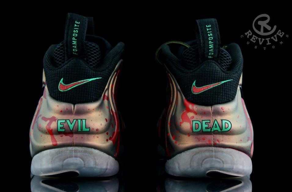 Nike Air Foamposite Pro Evil Dead Customs 03